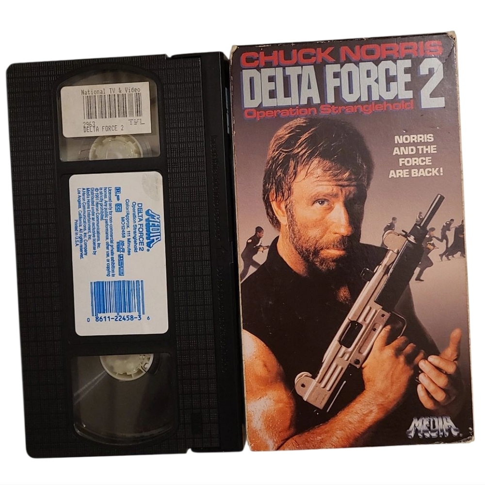 Delta Force 2 VHS Tape